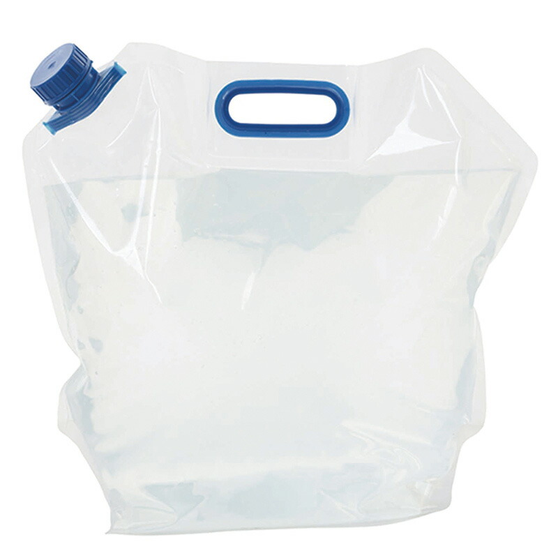 折りたたみ水タンク10L　(PW-10)　三層構造で水に強く、折りたためる携帯用水タンクです｜ゴールドスター