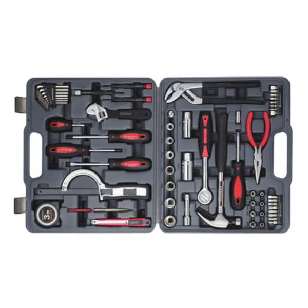 工具セットメガヒット 日曜大工からカーメンテナンスまでなんでもこなす充実の工具セット いざという時に重宝します