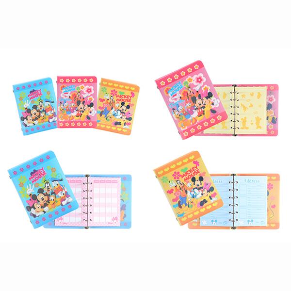 キャラクターバインダーノート（Ｄ）144個セット販売　ディズニーキャラクター　目をひくカラフルなバインダーノート｜ゴールドスター