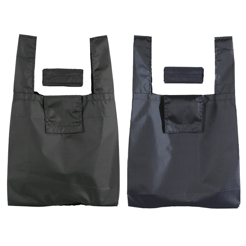 リップストップエコバッグ（箱入）100個セット販売　通常のポリエステルのバッグとは違い、生地が裂けてしまっても、それ以上の進行を抑えてくれるのを助けてくれます