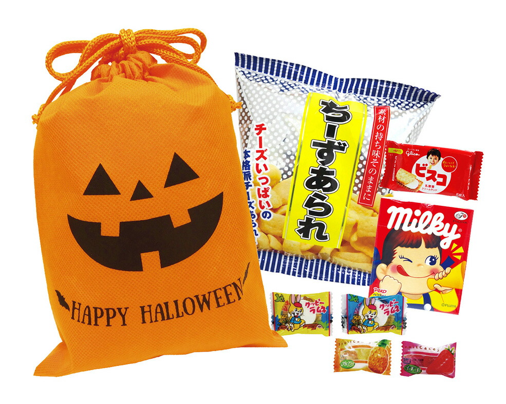 楽天市場】ハロウィン お菓子景品 ハロウィン巾着お菓子詰め放題（約40人用）お菓子詰め放題抽選大会 : ゴールドスター