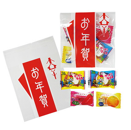 お年賀お菓子セット　300個セット販売　お正月景品　食品　新年のご挨拶ギフト