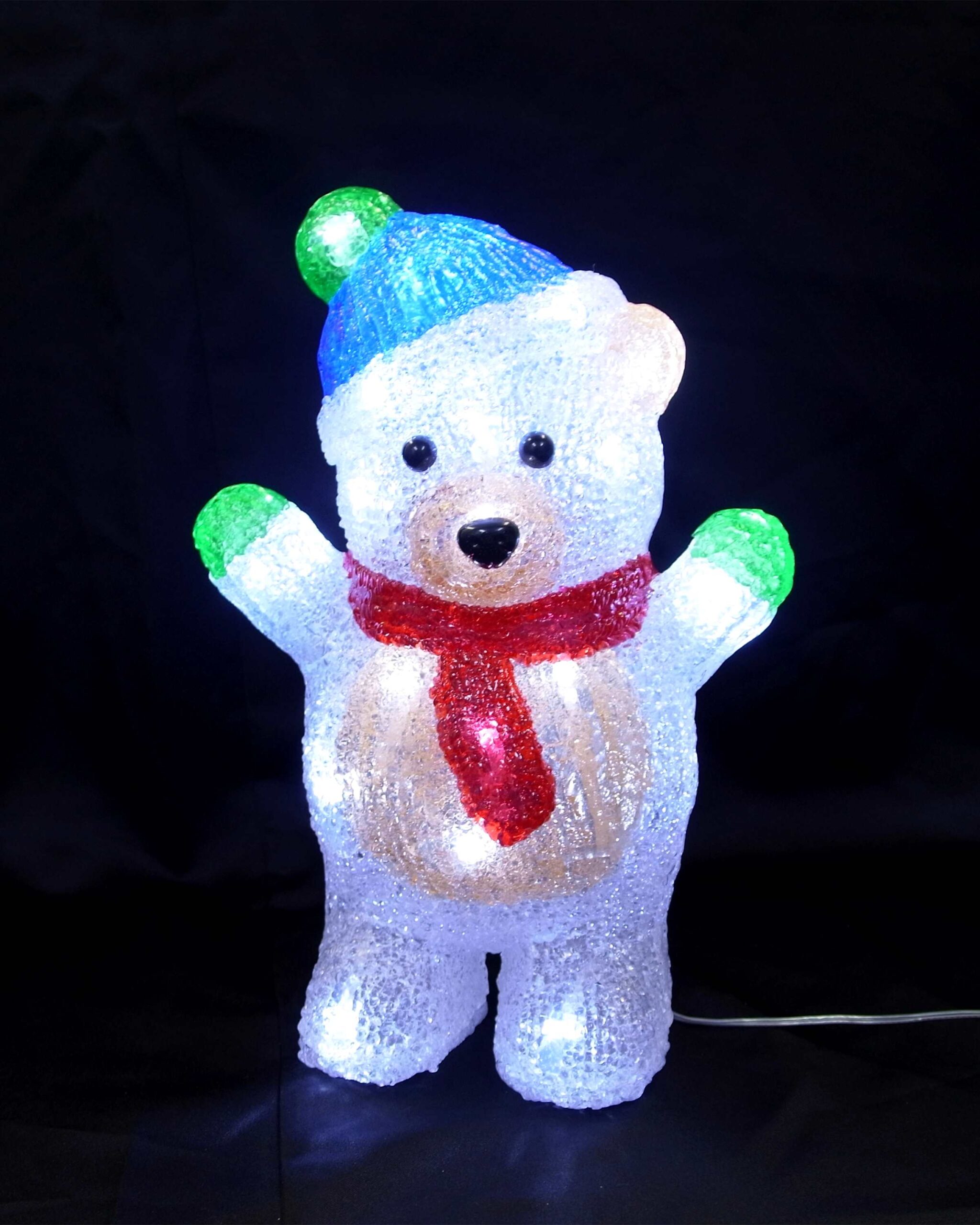 楽天市場】クリスマス 【MR01402】 ミラージュライト ベア 18cm : TC