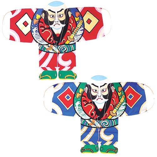 お正月飾り　手すき和紙奴凧　2枚セット販売　全長60ｃｍ　迎春の準備用装飾　店舗・飲食店・宿泊施設で人気の装飾
