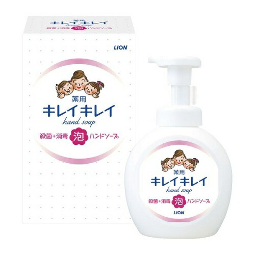 百獣の王 キレイキレイ 薬用 泡お手て石けん 箱入 (BPPHA) 250個書き割り売りわたす 小さなお子さんでも楽になることのすべり出しから泡で出てくる薬用お手て石けんです 日本製