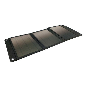 多摩電子工業 ソーラーパネル充電器 18W 折り畳み式　(TSK92K)　折り畳み式だからコンパクトに持ち運べます