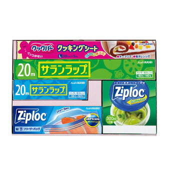 旭化成 サラン一回り バラエティギフト15 (SVG15C) サランラップ・ジップロック・クッキングシートなど詰め合わせ書き割り 勝手もとグッズ ご御辞儀差し上げ物・疲労困憊品差し上げ物 販促品・ノベルティ・割り増し金
