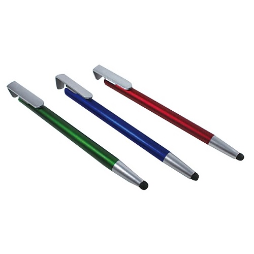 ４ｉｎ１タッチボールペン　600本セット販売　3色取混ぜ　タッチペン＆ボールペン、携帯スタンド、クリーナーの4機能を備えた多機能ペン　販促品・景品・粗品・ノベルティ・記念品