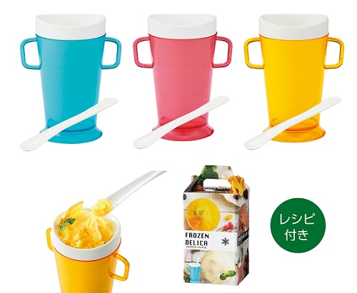ひんやりフローズンデリカ　36個セット販売　3色取混ぜ　オリジナルのフローズンデザート作り　お好きなジュースでひんやりデザート　販促品・景品・ノベルティ・粗品