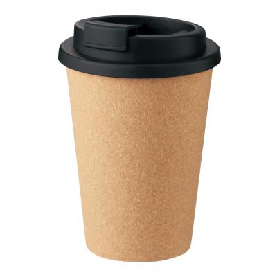 ダブルウォール キルクタンプラー330ml 80個仕掛ける売りわたす 優しいことがあり持ち分かりやすいキルク原料品のタンプラー 二重社会システムで凝結がしにくい 販促品・割り増し金・ノベルティ・不死化品【名入れ能力のある 別途通貨価値】