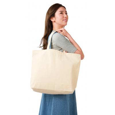 コットントート 200個書き割り売りわたす 底マチがついていて膝掛けも聞き届ける。日毎夜毎のお買い出しに大放射能します オールマイティに放射能できるコットントートバッグです。販促品・ノベルティ・割り増し金【名入れ能力のある商いもの 別途通貨価値】