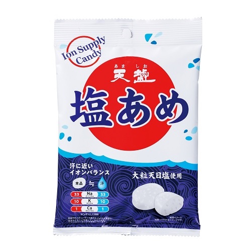 天塩の塩あめ 大粒しお味 48個セット販売 大粒の天日塩を使用しているため、塩の粒が感じられる塩飴 猛暑が続く夏の塩分補給をサポート 熱中症対策に 販促品・景品・粗品・ノベルティ|ゴールドスター