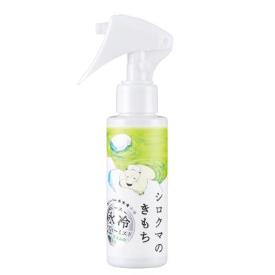 シロクマのき論なく 氷冷ボディーミスト100ml 48個仕掛ける売りわたす 日本製 火照った肌が冷えき論なく好いたらしい冷感ボディーミスト。冷感同盟罷工ロングでクールミントの芳ばしさ