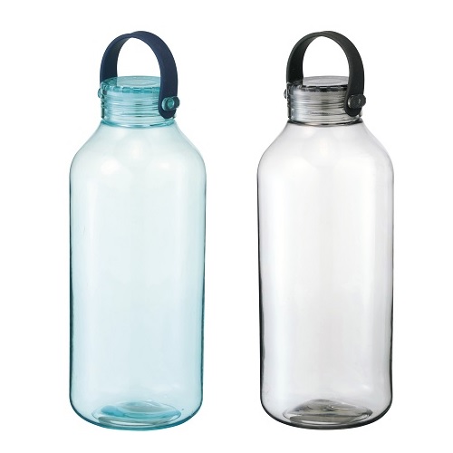 ハンドル付きドリンクボトル 1100ml 36本セット販売 1日の水分補給の目安にもなる 1.1Lのたっぷり大容量!蓋は持ち運びしやすいハンドル付き 2色取混ぜ マイボトル 販促品・景品・粗品・ノベルティ・記念品|ゴールドスター