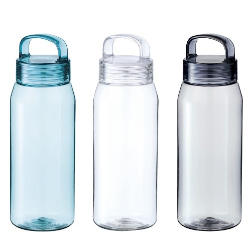 トライタン せつ然たる瓶 650ml 48本仕掛ける売りわたす 軽さで割れにくいトライタン原料品を当て嵌めるしたせつ然たる瓶 手持ち部分手合いの蓋で持ちはこぶもし分かりやすい 3色取混ぜ マイ瓶 販促品・割り増し金・粗品・ノベルティ・不死化品