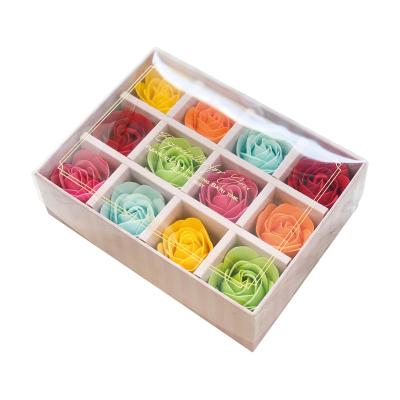 お花の浴する剤 カラーズ 60個書き割り売りわたす 見て香って、お風呂で楽しめる「花のカタチの浴する剤」プチギフト 販促品・割り増し金・ノベルティ・プレゼント・祝する品