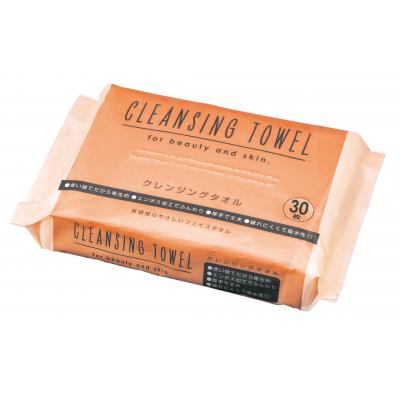 クレンジングタオル30枚　120個セット販売　洗顔後の新常識！厚手で破れにくく、吸水性もＧＯＯＤ。洗顔後のお顔の拭き取りに最適な使い捨てタオル　美容グッズ　販促品・景品・ノベルティ・粗品 10,193円