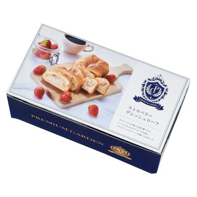 プレミアムガーデン ストロベリーデニッシュローフ 36箱セット販売 81層に織り上げた生地を1本1本三つ編みにする製法で焼き上げたいちご風味のデニッシュ いちごスイーツ ご挨拶品 記念品 販促品・景品・ノベルティ|ゴールドスター