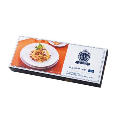 プレミアムガーデン　カルボナーラ２食　30箱セット販売　粉チーズを贅沢に使用したコクと、黒胡椒がアクセントになった濃厚なカルボナーラソースと麺のセット　ご挨拶品　記念品　販促品・景品・ノベルティ