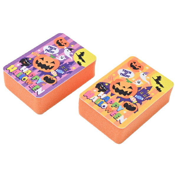 ハロウィン景品　ハロウィンキッチンスポンジ2個入り　学校・子供会・介護施設用景品に人気の商品　イベント販促品・ノベルティ・プレゼント 8,432円