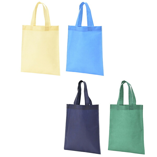 不織布トートバッグ A4トートバッグ エコ御徒面子 4色からお選びください 販促品・割り増し金・ノベルティ・粗品