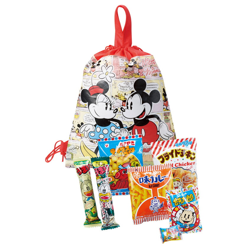 キャラクターお菓子7点セット 40個セット販売 ディズニーバッグ入りお菓子セット