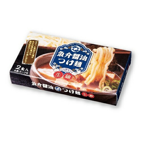 太麺　魚介醤油つけ麺 2食入　60個セット販売　魚介の旨味たっぷりのつけ麺セット　夏のお中元　麺類　ご挨拶品　食品ギフト　販促品・景品・ノベルティ・記念品