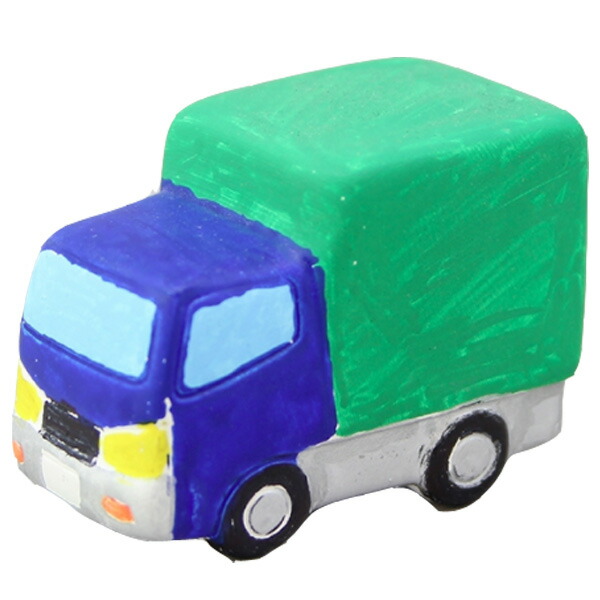 楽天市場 お絵かき陶器 トラック 絵付け陶器 10個セット販売 水性ペン 色鉛筆などで描けます 真っ白な陶器でできた立体おえかき 手作りキット ゴールドスター