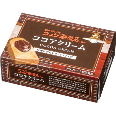 珈琲所　コメダ珈琲店監修　ココアクリーム180ｇ　48個セット販売　名古屋発・コメダ珈琲店のココアをイメージした濃厚なココアクリームです　お菓子　販促品・景品・ノベルティ｜ゴールドスター