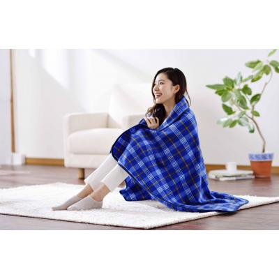 楽天市場 防寒対策グッズ クラシカルコレクション 大判ブランケット 28枚セット販売 心落ち着くブルーの色調の格調高いチェック柄 ゴールドスター