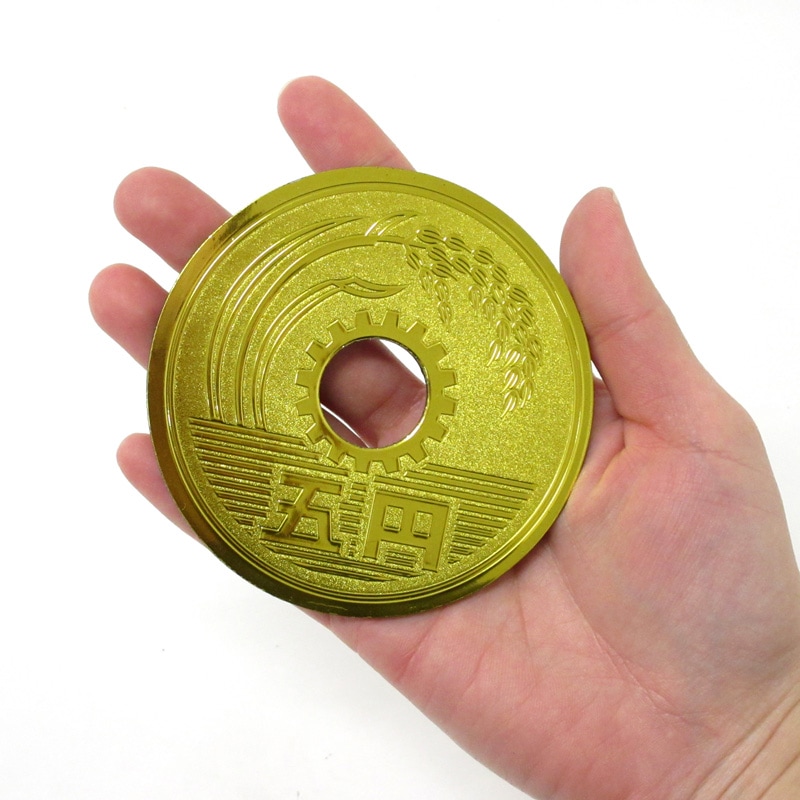 楽天市場】巨大五円玉 マグネット 約8.5cm 手のひらサイズ 存在感抜群