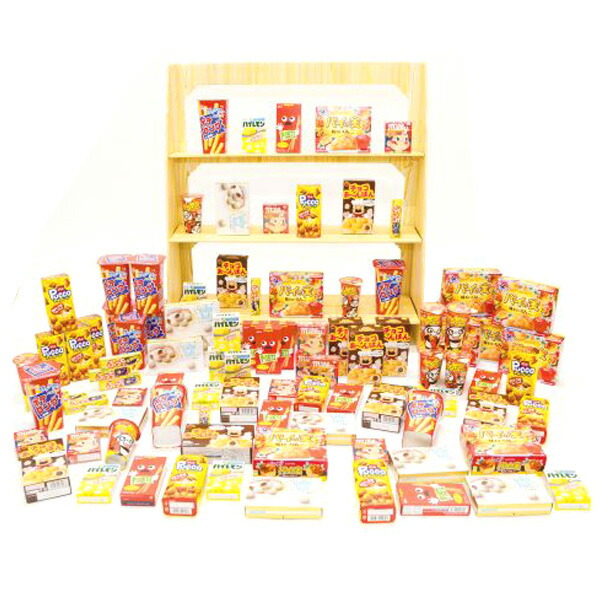 お菓子射的バンバン大会　お菓子景品100個セット　ディスプレイ資材をセットしておもちゃを並べて簡単スタンバイ