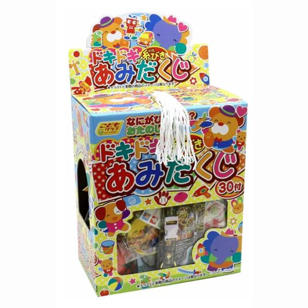 ドキドキ色引きあみだくじ　景品30個付き　何が出るかな　わくわく糸引き抽選セット　景品付き