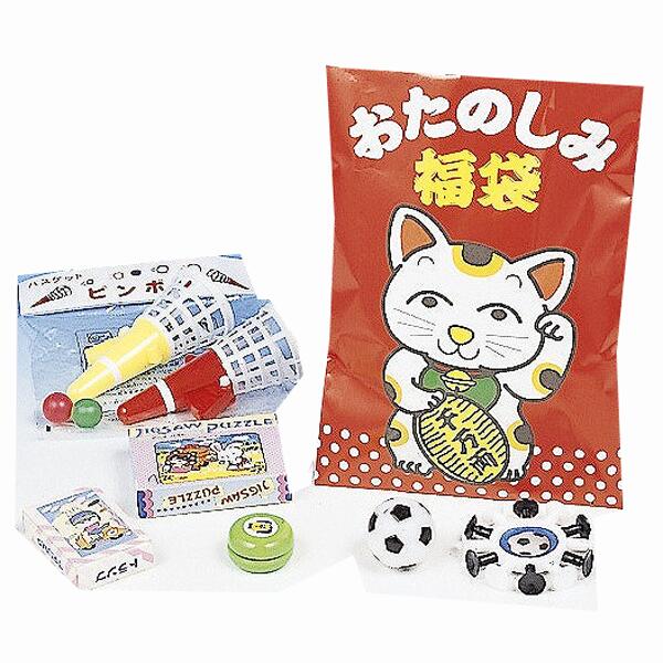 お正月　景品　おもちゃ入り　おたのしみ福袋　100個セット販売　懐かしの昭和のおもちゃ入り　駄菓子屋さんに売っていた懐かしいおもちゃ　年始の販促品・景品・ノベルティ・ご挨拶品
