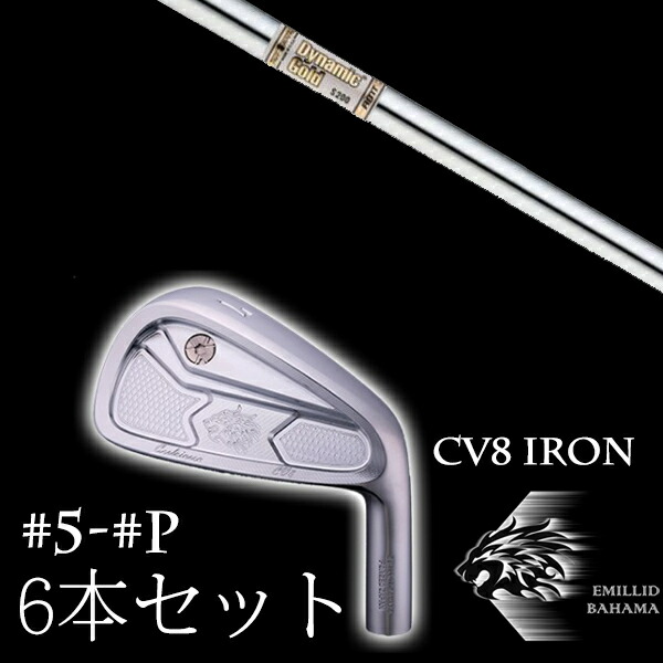 カスタムクラブ エミリッドバハマ カールヴィンソン CV8アイアン #5-PW 6本セット ダイナミックゴールド DG AMT トゥルーテンパー EMILLID BAHAMA｜ゴルフトゥエンティ 83,325円