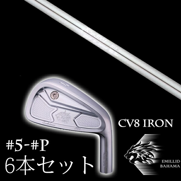カスタムクラブ エミリッドバハマ カールヴィンソン CV8アイアン #5-PW 6本セット K's-3001 105 ケーズ3001 105 島田ゴルフ製作所 EMILLID BAHAMA