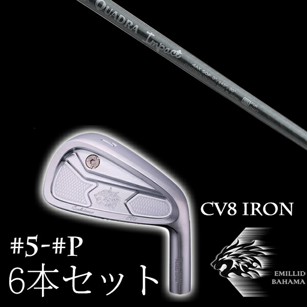 カスタム野球クラブ エミリッドバハマ カールヴィンソン CV8アイアン #5-PW 6本仕掛ける 差しひびき ファイヤーエクスプレス EMILLID BAHAMA