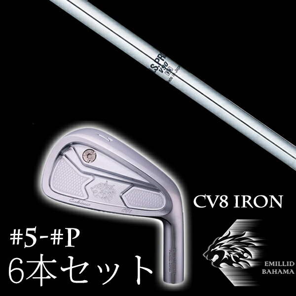 カスタムクラブ エミリッドバハマ カールヴィンソン CV8アイアン #5-PW 6本セット V90 エヌエスプロ 日本シャフト EMILLID BAHAMA｜ゴルフトゥエンティ
