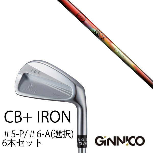カスタムクラブ 6本セット / イオンスポーツ ジニコ GINNICO CB+ Iron #5-P ＃6-A 番手選択 / 秩父 chichibu アイアン グラファイトデザイン / EONSPORTS｜ゴルフトゥエンティ