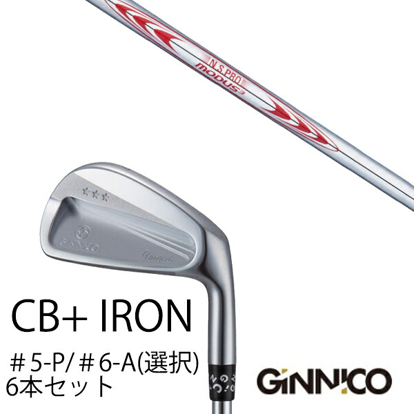 カスタムクラブ 6本セット / イオンスポーツ ジニコ GINNICO CB+ Iron #5-P ＃6-A 番手選択 / NSプロ モーダス3 ツアー130 日本シャフト エヌエスプロ / EONSPORTS｜ゴルフトゥエンティ 106,950円