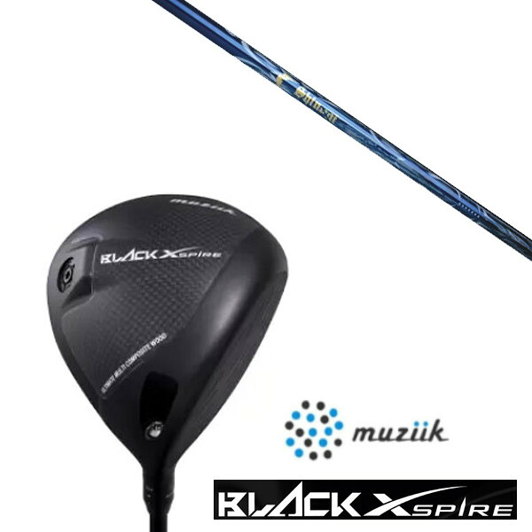 カスタムクラブ ムジーク On The Screw BLACK XSPIRE DRIVER SLEルール適合 ネクストゴルフ 鎬 アスリート S-60 シャフト|ゴルフトゥエンティ