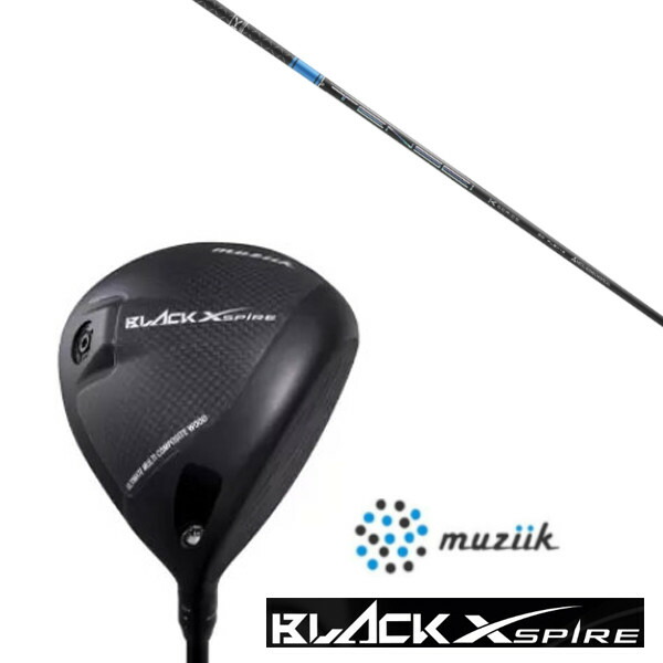 カスタムクラブ ムジーク On The Screw BLACK XSPIRE DRIVER SLEルール適合 三菱ケミカル TENSEI CK Pro Blue 1K Series シャフト