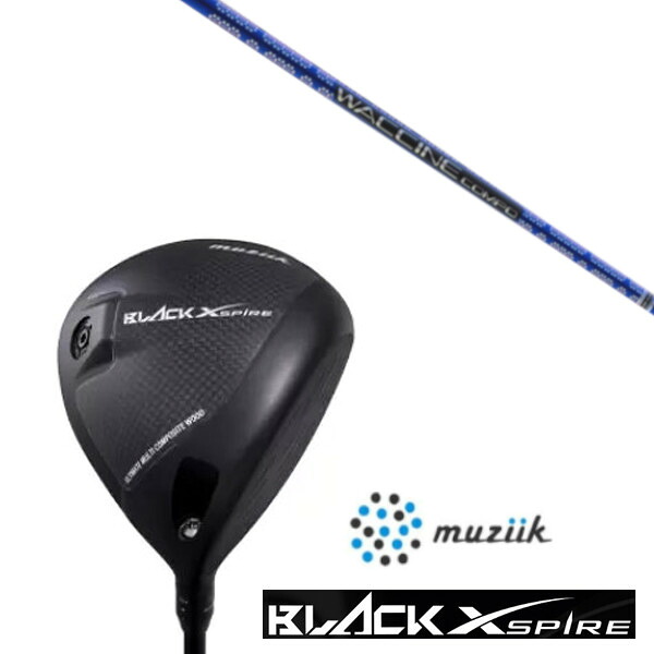 カスタムクラブ ムジーク On The Screw BLACK XSPIRE DRIVER SLEルール適合 グラヴィティ ワクチンコンポ GR561 シャフト|ゴルフトゥエンティ