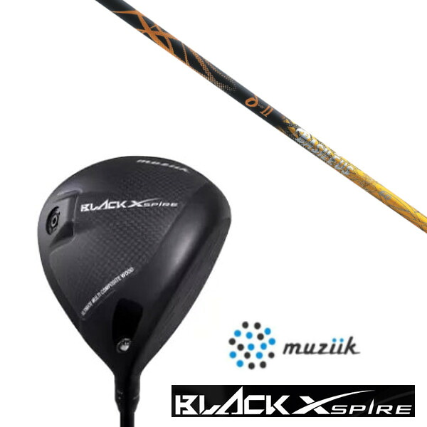カスタムクラブ ムジーク On The Screw BLACK XSPIRE DRIVER SLEルール適合 バシレウス δII シャフト|ゴルフトゥエンティ