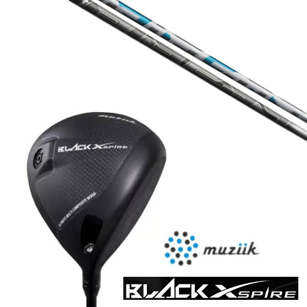 カスタムクラブ ムジーク On The Screw BLACK XSPIRE DRIVER SLEルール適合 フジクラ AIR SPEEDER シャフト｜ゴルフトゥエンティ