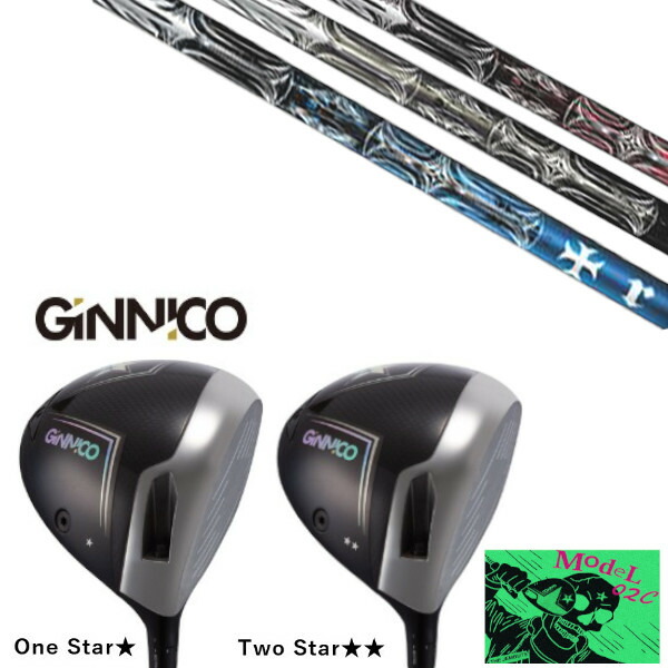 カスタムクラブ イオンスポーツ GINNICO MODEL02C DRIVER ジニコ モデル02C ドライバー トリプルエックスTRPX T-SERIES T-シリーズ シャフト ヘッドカバー付き