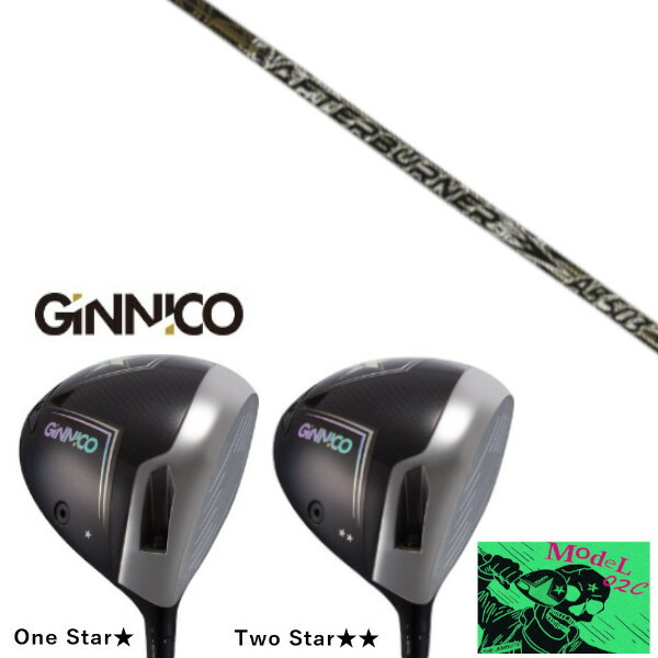 カスタムクラブ イオンスポーツ GINNICO MODEL02C DRIVER ジニコ モデル02C ドライバー トリプルエックス TRPX アフターバーナー AB503 AFTERBURNER AB503 シャフト ヘッドカバー付き