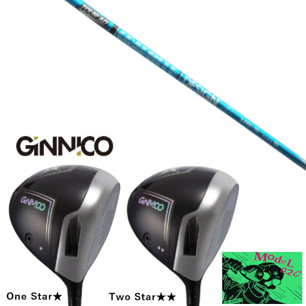カスタムクラブ イオンスポーツ GINNICO MODEL02C DRIVER ジニコ モデル02C ドライバー グラファイトデザイン TOUR AD UB ツアー AD UB シャフト ヘッドカバー付き
