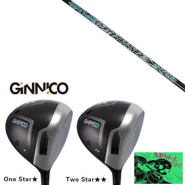 カスタムクラブ イオンスポーツ GINNICO MODEL02C DRIVER ジニコ モデル02C ドライバー トリプルエックス TRPX アフターバーナー AB403 AFTERBURNER AB403 シャフト ヘッドカバー付き