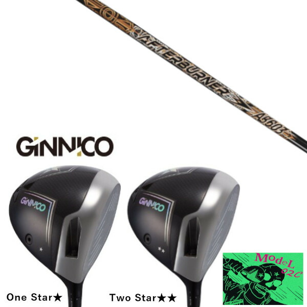 カスタムクラブ イオンスポーツ GINNICO MODEL02C DRIVER ジニコ モデル02C ドライバー トリプルエックス TRPX アフターバーナー AB603 AFTERBURNER AB603 シャフト ヘッドカバー付き